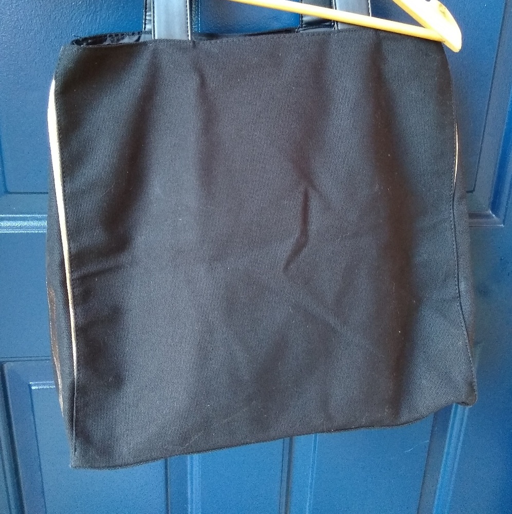 Victoria's Secret | large black & gold tote - Picture 2 of 5